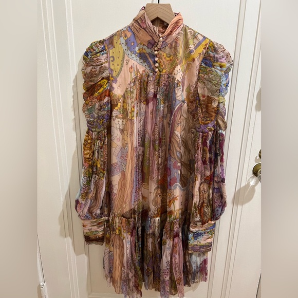 Zimmermann Kaleidoscope Mini Dress size 0 - Picture 3 of 5